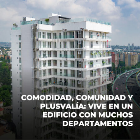 Comodidad, comunidad y plusvalía: edificio con muchos depas